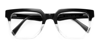 black_clear Eyeglasses