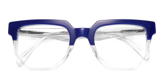 blue_clear Eyeglasses