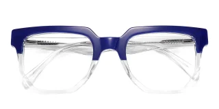 blue_clear Eyeglasses