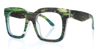 green_brown Eyeglasses