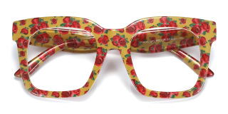 yellow_red Eyeglasses