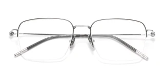 black_silver Eyeglasses