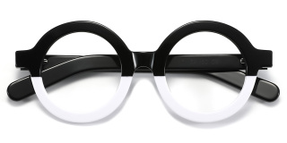 black_white Eyeglasses