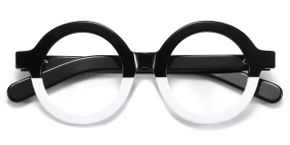black_white Eyeglasses