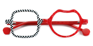 red Eyeglasses