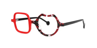 Red_floral Eyeglasses 28544F