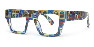 blue_floral Eyeglasses