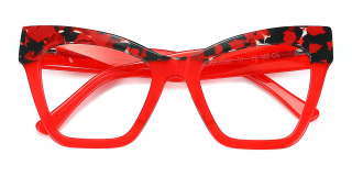 red Eyeglasses