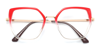 red Eyeglasses