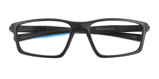 black_blue Eyeglasses