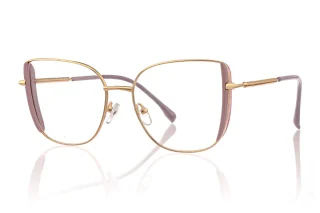 brown_gold Eyeglasses