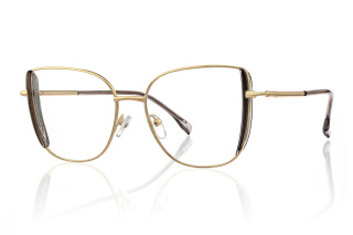 grey_gold Eyeglasses
