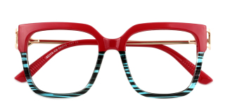 red Eyeglasses