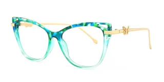 Green Eyeglasses 41373C