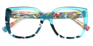 blue Eyeglasses