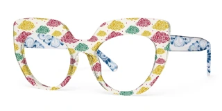 multicolor_blue Eyeglasses
