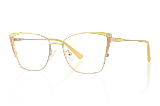 gold_yellow Eyeglasses