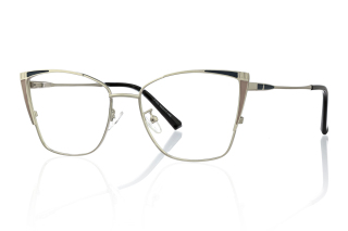 silver_black Eyeglasses