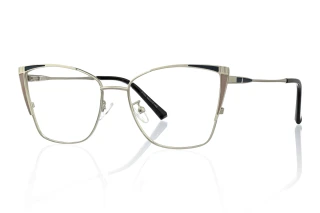 silver_black Eyeglasses