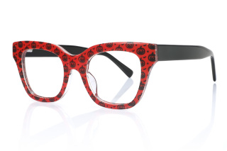 red_black Eyeglasses