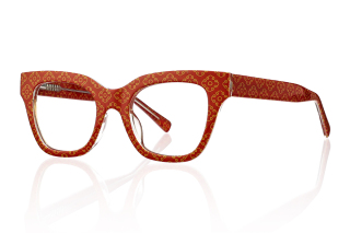 red_yellow Eyeglasses