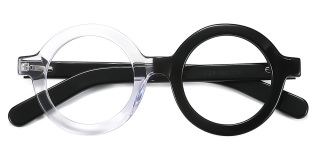 black_clear Eyeglasses