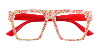 red Eyeglasses
