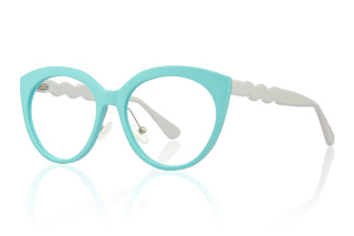 green_white Eyeglasses