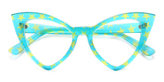 blue Eyeglasses