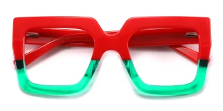 red Eyeglasses