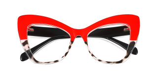 red Eyeglasses