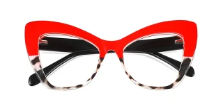 red Eyeglasses