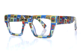 blue_floral Eyeglasses