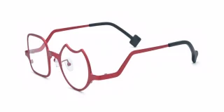 red Eyeglasses
