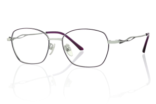 purple_silver Eyeglasses