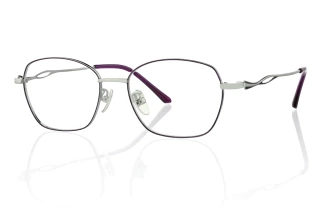purple_silver Eyeglasses