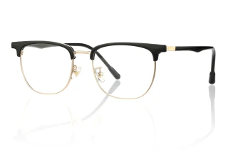 Black_gold Eyeglasses 59831B