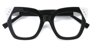black_white Eyeglasses