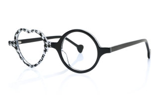 white_black Eyeglasses