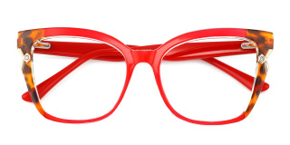 red Eyeglasses