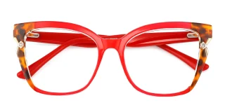 red Eyeglasses