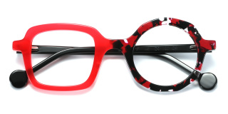 red Eyeglasses