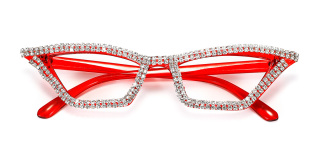 red Eyeglasses