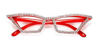 red Eyeglasses