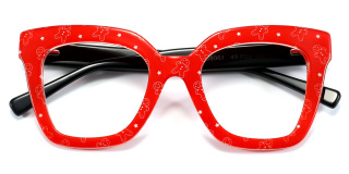 red Eyeglasses