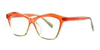 Orange Eyeglasses 73328B