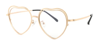 Gold Eyeglasses 73392D