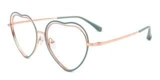 Green Eyeglasses 73392E