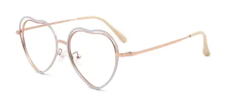 White Eyeglasses 73392A