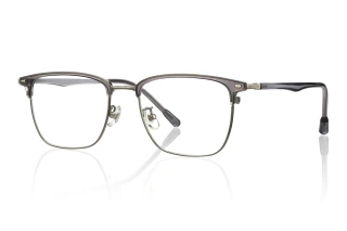 Grey_silver Eyeglasses 76039E